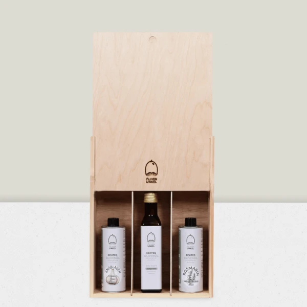 Deluxe Box mit 3 Olivenölen