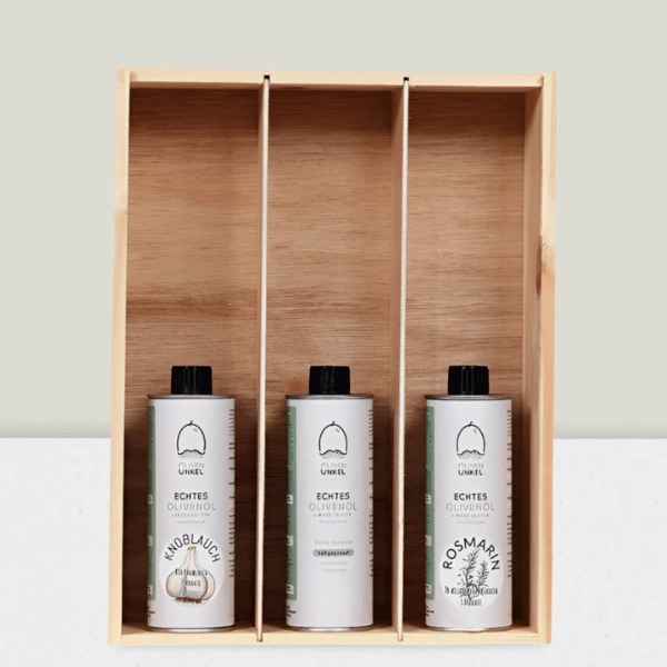 Deluxe Box mit 3 Olivenölen