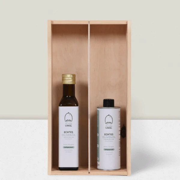 Deluxe Box mit 2 Olivenölen